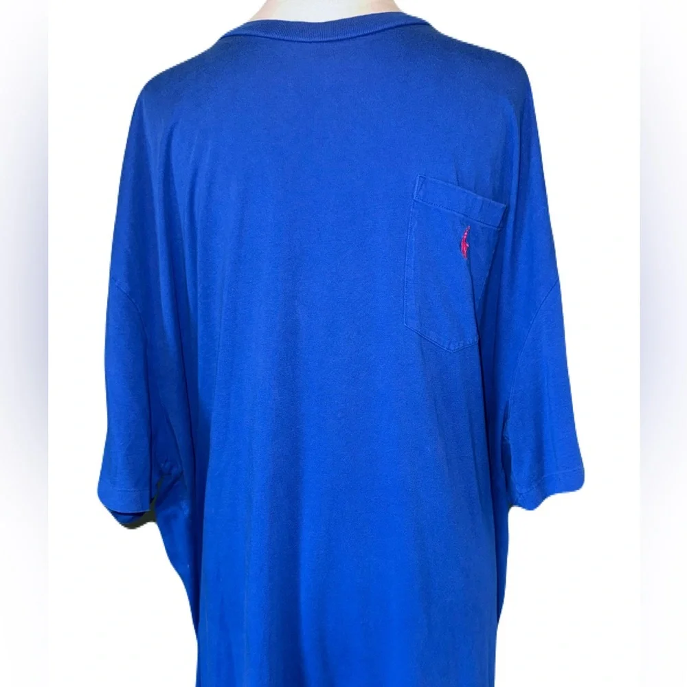 Polo by Ralph Lauren Men's Blue Short Sleeve T-Shirt Size XXL - Picture 5 of 12